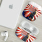Bass Reeves Black Cowboy Legend AirPods Case Retro Comic Pop Art Sunburst Western US Marshal Badge
