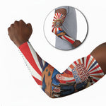 Bass Reeves Black Cowboy Legend Arm Sleeves Retro Comic Pop Art Sunburst Western US Marshal Badge