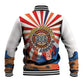 Bass Reeves Black Cowboy Legend Baseball Jacket Retro Comic Pop Art Sunburst Western US Marshal Badge