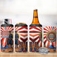 Bass Reeves Black Cowboy Legend 4 in 1 Can Cooler Tumbler Retro Comic Pop Art Sunburst Western US Marshal Badge