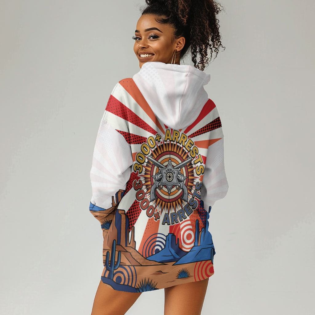 Bass Reeves Black Cowboy Legend Hoodie Dress Retro Comic Pop Art Sunburst Western US Marshal Badge