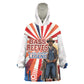 Bass Reeves Black Cowboy Legend Kid Wearable Blanket Hoodie Retro Comic Pop Art Sunburst Western US Marshal Badge