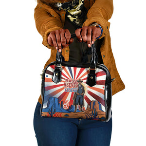 Bass Reeves Black Cowboy Legend Shoulder Handbag Retro Comic Pop Art Sunburst Western US Marshal Badge