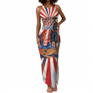 Bass Reeves Black Cowboy Legend Tank Maxi Dress Retro Comic Pop Art Sunburst Western US Marshal Badge