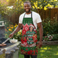 Fannie Lou Hamer Christmas Apron Retro Ugly Christmas Pattern Civil Rights Activist