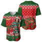 Fannie Lou Hamer Christmas Baseball Jersey Retro Ugly Christmas Pattern Civil Rights Activist