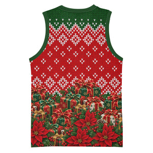 Fannie Lou Hamer Christmas Basketball Jersey Retro Ugly Christmas Pattern Civil Rights Activist