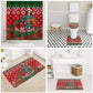 Fannie Lou Hamer Christmas Bathroom Set Retro Ugly Christmas Pattern Civil Rights Activist