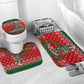 Fannie Lou Hamer Christmas Bathroom Set Retro Ugly Christmas Pattern Civil Rights Activist