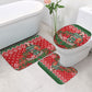 Fannie Lou Hamer Christmas Bathroom Set Retro Ugly Christmas Pattern Civil Rights Activist