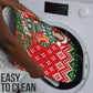 Fannie Lou Hamer Christmas Bathroom Set Retro Ugly Christmas Pattern Civil Rights Activist