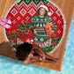 Fannie Lou Hamer Christmas Beach Blanket Retro Ugly Christmas Pattern Civil Rights Activist