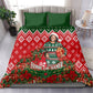 Fannie Lou Hamer Christmas Bedding Set Retro Ugly Christmas Pattern Civil Rights Activist