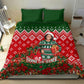 Fannie Lou Hamer Christmas Bedding Set Retro Ugly Christmas Pattern Civil Rights Activist