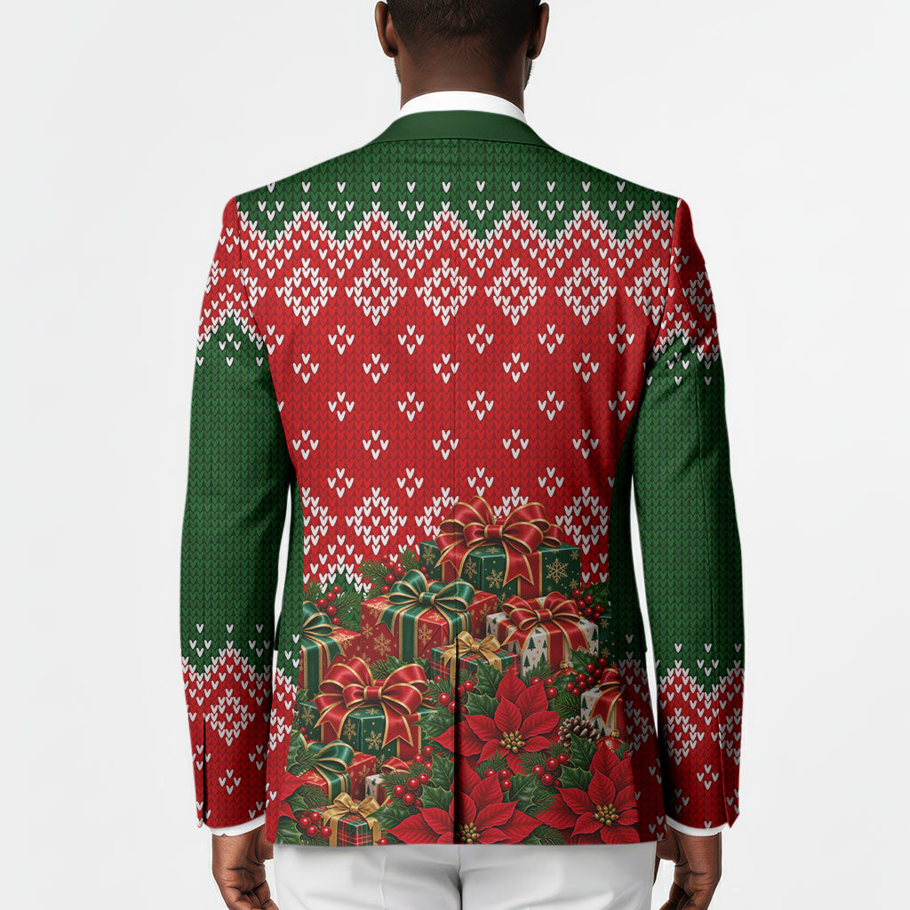 Fannie Lou Hamer Christmas Blazer Retro Ugly Christmas Pattern Civil Rights Activist