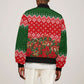 Fannie Lou Hamer Christmas Bomber Jacket Retro Ugly Christmas Pattern Civil Rights Activist