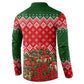 Fannie Lou Hamer Christmas Button Sweatshirt Retro Ugly Christmas Pattern Civil Rights Activist