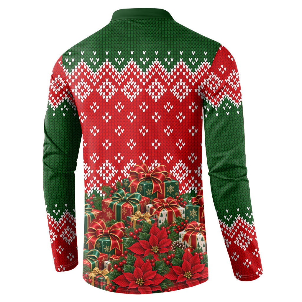 Fannie Lou Hamer Christmas Button Sweatshirt Retro Ugly Christmas Pattern Civil Rights Activist
