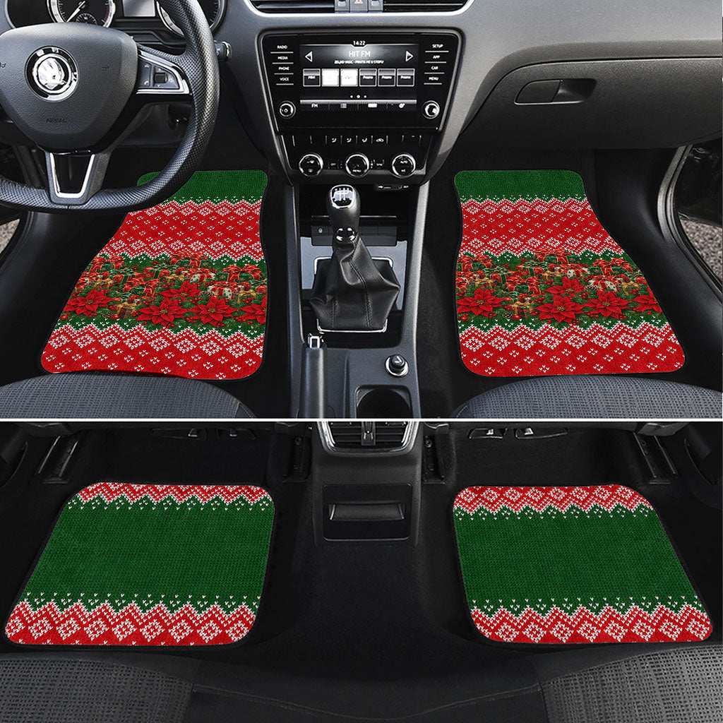 Fannie Lou Hamer Christmas Car Mats Retro Ugly Christmas Pattern Civil Rights Activist