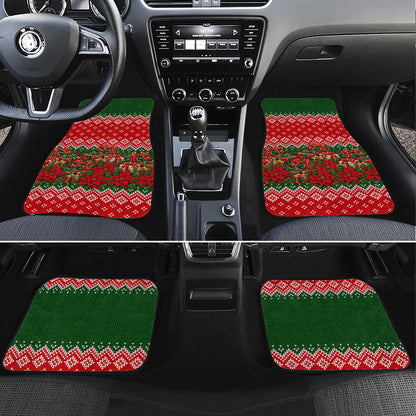 Fannie Lou Hamer Christmas Car Mats Retro Ugly Christmas Pattern Civil Rights Activist