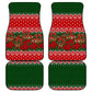 Fannie Lou Hamer Christmas Car Mats Retro Ugly Christmas Pattern Civil Rights Activist