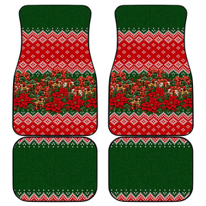 Fannie Lou Hamer Christmas Car Mats Retro Ugly Christmas Pattern Civil Rights Activist