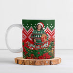 Fannie Lou Hamer Christmas Ceramic Mug Retro Ugly Christmas Pattern Civil Rights Activist