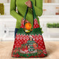 Fannie Lou Hamer Christmas Grocery Bag Retro Ugly Christmas Pattern Civil Rights Activist