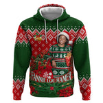 Fannie Lou Hamer Christmas Hoodie Retro Ugly Christmas Pattern Civil Rights Activist