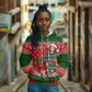 Fannie Lou Hamer Christmas Hoodie Retro Ugly Christmas Pattern Civil Rights Activist