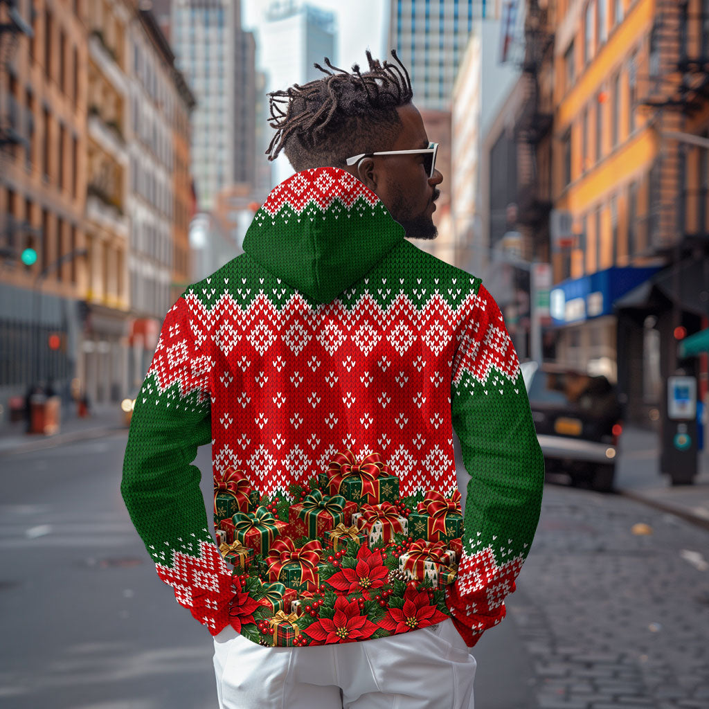 Fannie Lou Hamer Christmas Hoodie Retro Ugly Christmas Pattern Civil Rights Activist