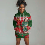 Fannie Lou Hamer Christmas Hoodie Dress Retro Ugly Christmas Pattern Civil Rights Activist