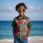 Fannie Lou Hamer Christmas Kid Hawaiian Shirt Retro Ugly Christmas Pattern Civil Rights Activist
