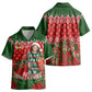 Fannie Lou Hamer Christmas Kid Hawaiian Shirt Retro Ugly Christmas Pattern Civil Rights Activist
