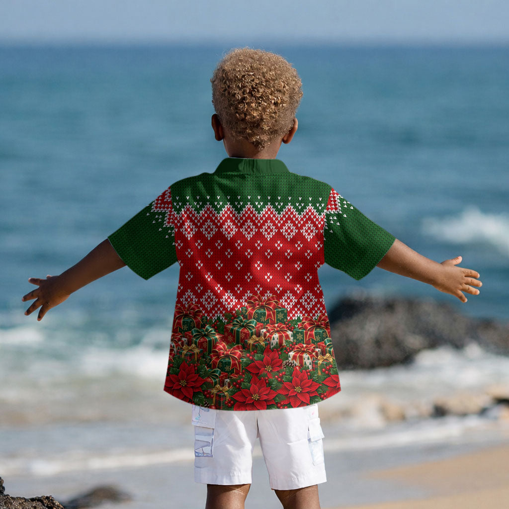 Fannie Lou Hamer Christmas Kid Hawaiian Shirt Retro Ugly Christmas Pattern Civil Rights Activist