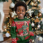 Fannie Lou Hamer Christmas Kid Ugly Christmas Sweater Retro Ugly Christmas Pattern Civil Rights Activist