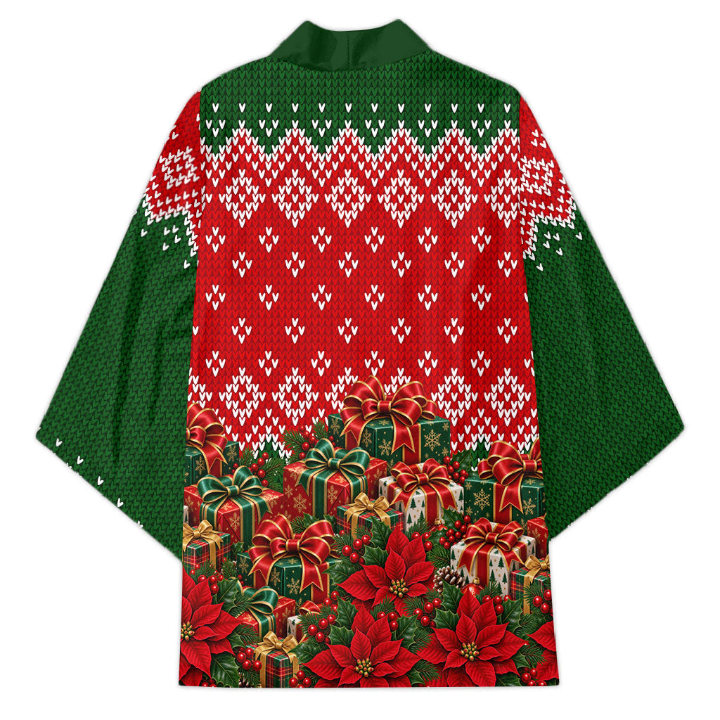 Fannie Lou Hamer Christmas Kimono Retro Ugly Christmas Pattern Civil Rights Activist