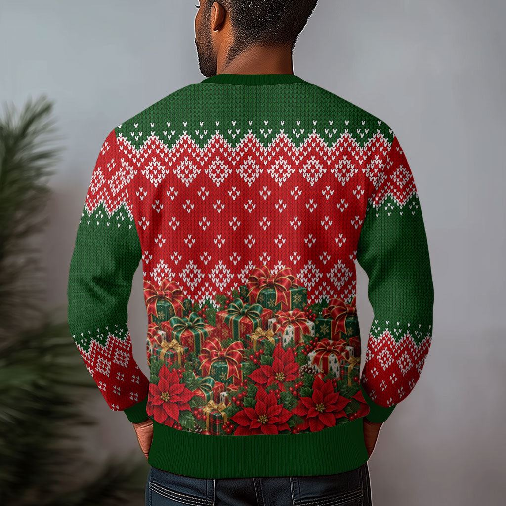 Fannie Lou Hamer Christmas Ugly Christmas Sweater Retro Ugly Christmas Pattern Civil Rights Activist