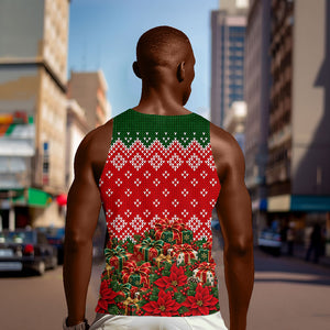 Fannie Lou Hamer Christmas Men Tank Top Retro Ugly Christmas Pattern Civil Rights Activist