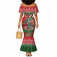 Fannie Lou Hamer Christmas Mermaid Dress Retro Ugly Christmas Pattern Civil Rights Activist