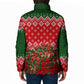 Fannie Lou Hamer Christmas Padded Jacket Retro Ugly Christmas Pattern Civil Rights Activist