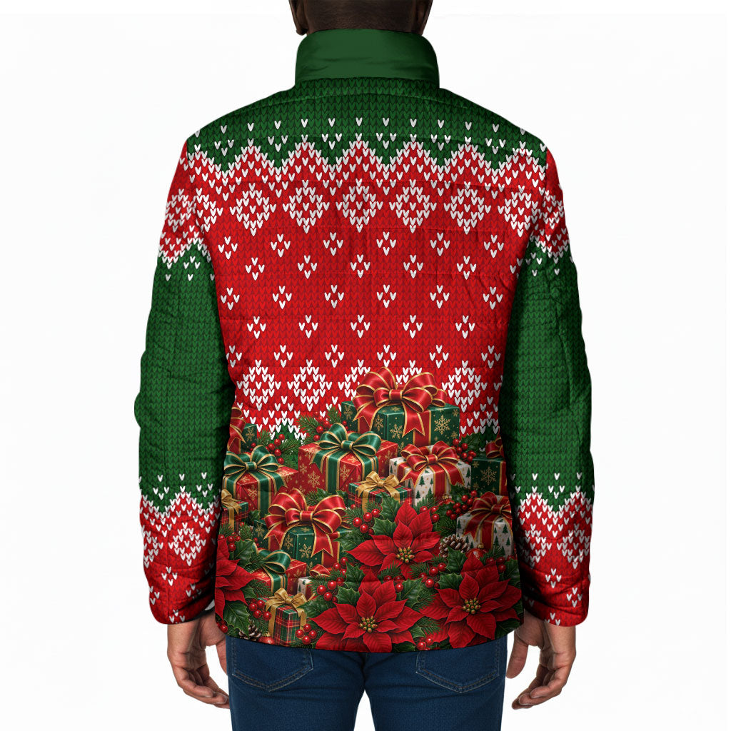Fannie Lou Hamer Christmas Padded Jacket Retro Ugly Christmas Pattern Civil Rights Activist