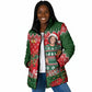Fannie Lou Hamer Christmas Padded Jacket Retro Ugly Christmas Pattern Civil Rights Activist