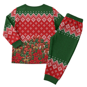 Fannie Lou Hamer Christmas Pajama Set Retro Ugly Christmas Pattern Civil Rights Activist
