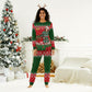Fannie Lou Hamer Christmas Pajama Set Retro Ugly Christmas Pattern Civil Rights Activist