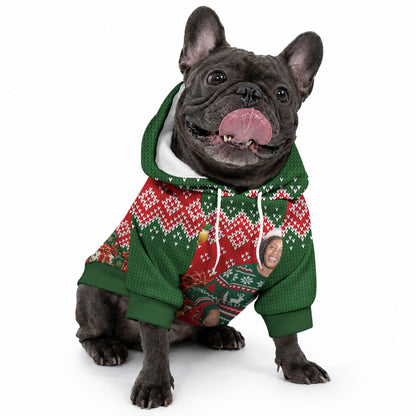 Fannie Lou Hamer Christmas Pet Hoodie Retro Ugly Christmas Pattern Civil Rights Activist