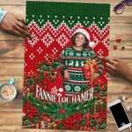 Fannie Lou Hamer Christmas Puzzle Retro Ugly Christmas Pattern Civil Rights Activist