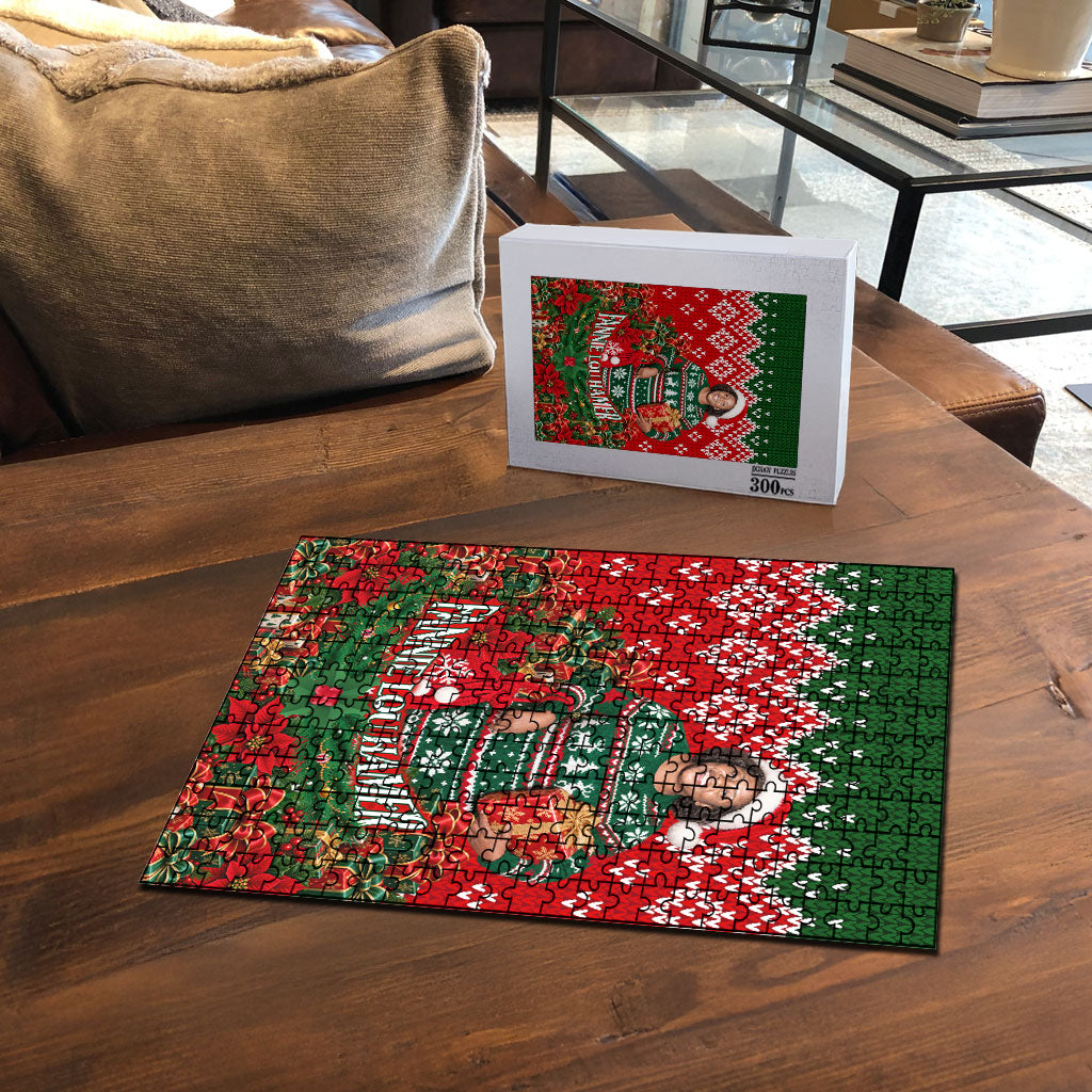Fannie Lou Hamer Christmas Puzzle Retro Ugly Christmas Pattern Civil Rights Activist