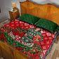 Fannie Lou Hamer Christmas Quilt Bed Set Retro Ugly Christmas Pattern Civil Rights Activist
