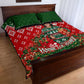 Fannie Lou Hamer Christmas Quilt Bed Set Retro Ugly Christmas Pattern Civil Rights Activist